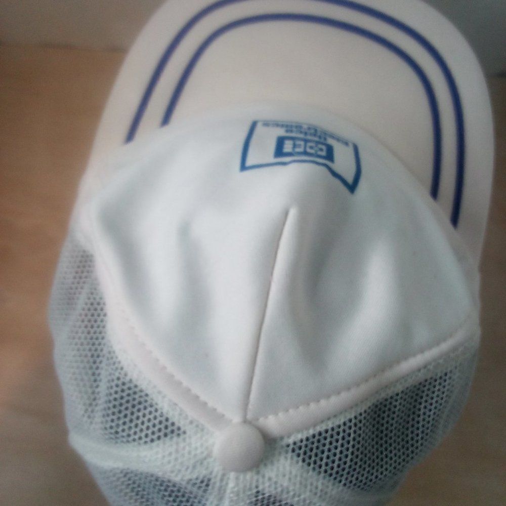 Vintage Delco Electronics Striped Snap Back Trucker Hat View 5